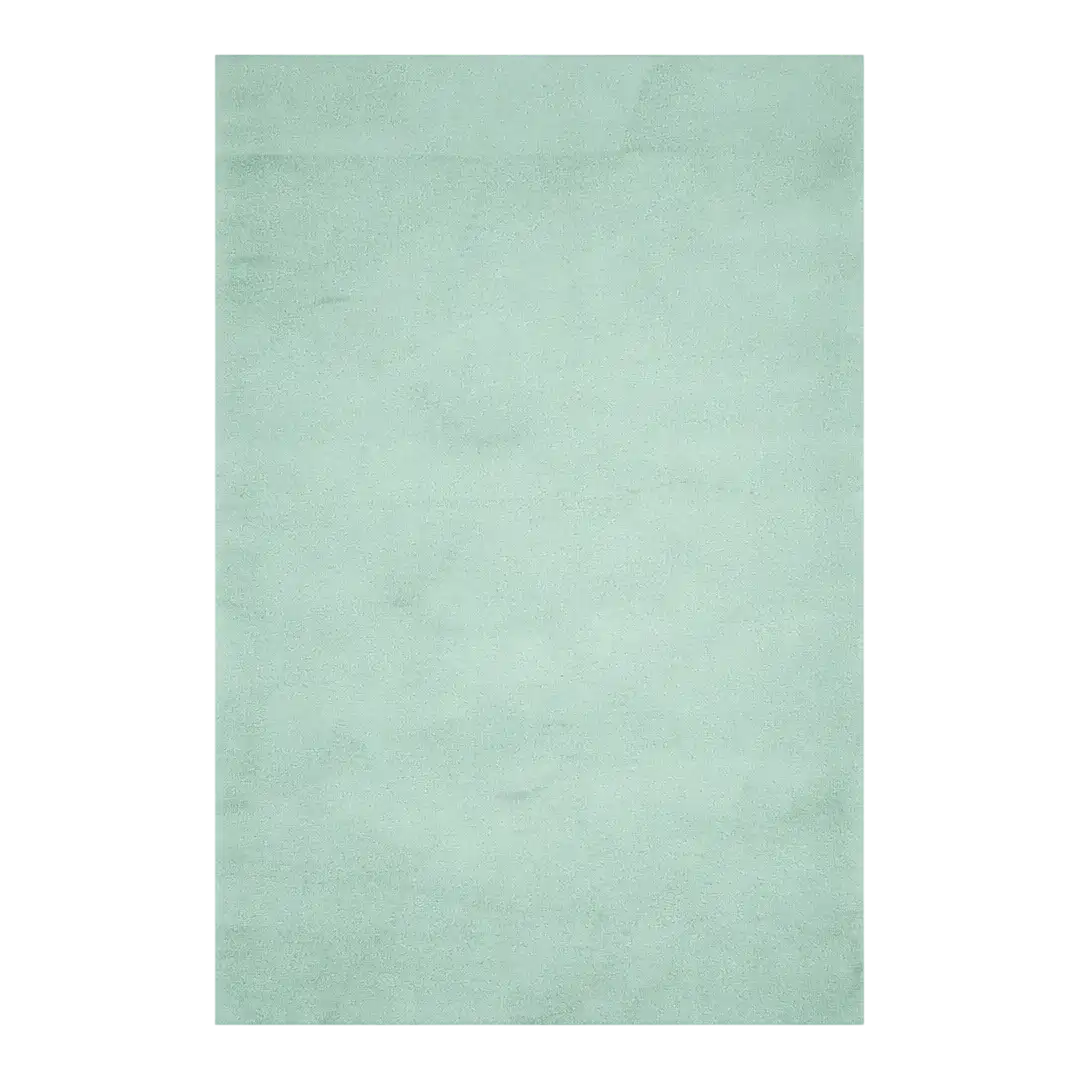 Alfombra acrílica Golden, base de goma, tacto muy suave. LISO Verde - Sualsa