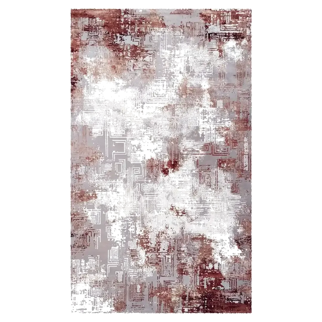 Alfombra acrílica Lyon Diseño actual, con difuminados y relieve, Poliester 213 Caldera - Sualsa