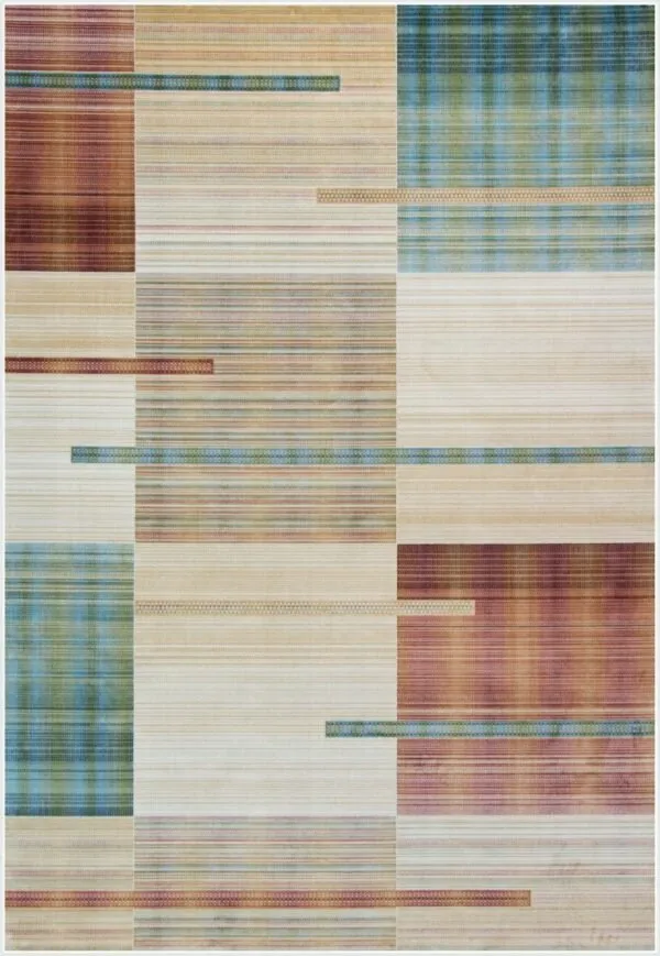 Alfombra acrílica mod.Palace tejida con viscosa, riqueza de colores 634 Beig - Universal