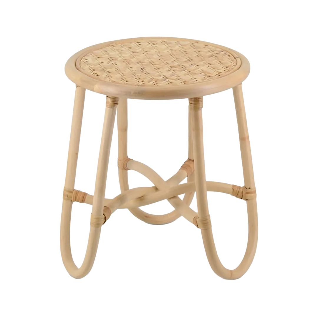 Mesa de centro rattan hecha a mano con materiales naturales - Moycor - 6250102MYC - foto-transparente