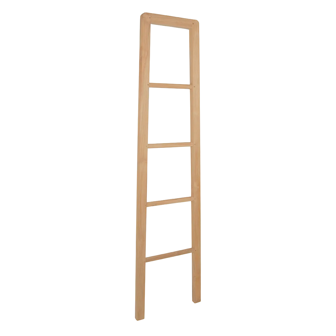 Toallero escalera de baño Teka Natura hecho a mano en madera maciza - Moycor - 6391004MYC - foto-transparente
