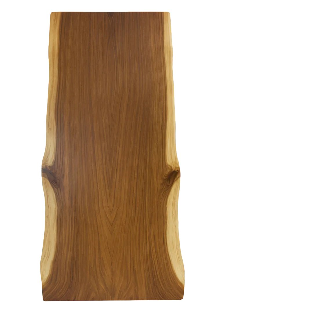 Tablero de mesa Suar macizo efecto espejo en dos piezas 6cm - Moycor - 647053MYC - foto-transparente