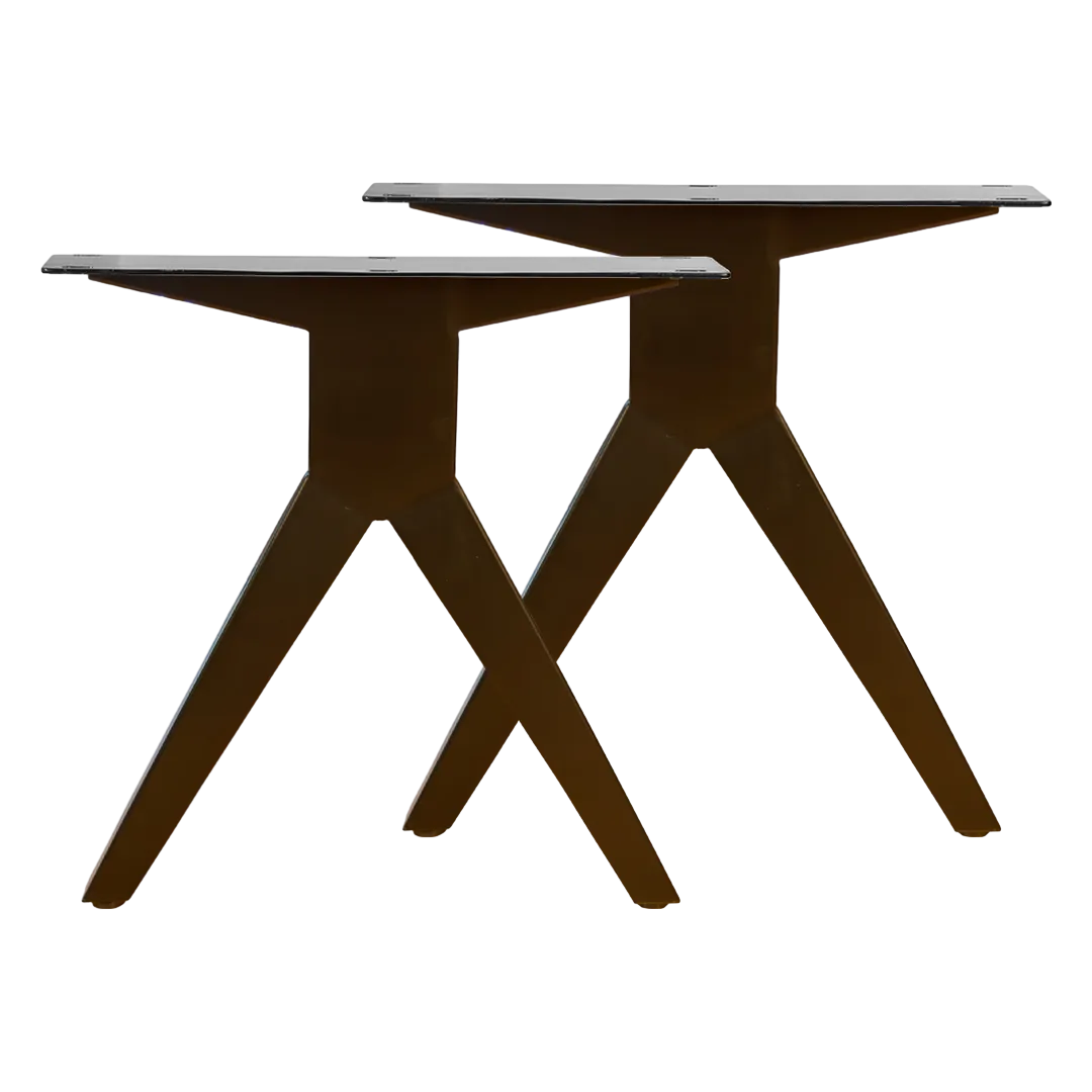Pata en Y set de 2 compatible con tablero de mesa Suar macizo - Moycor - 654905MYC - foto-transparente