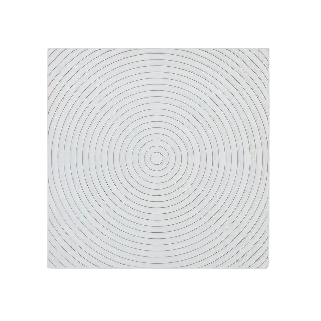Cabecero y panel decorativo Auris en MDF gris claro artesanal 90x3x90cm - Giner y Colomer - 17297GYC - foto-transparente