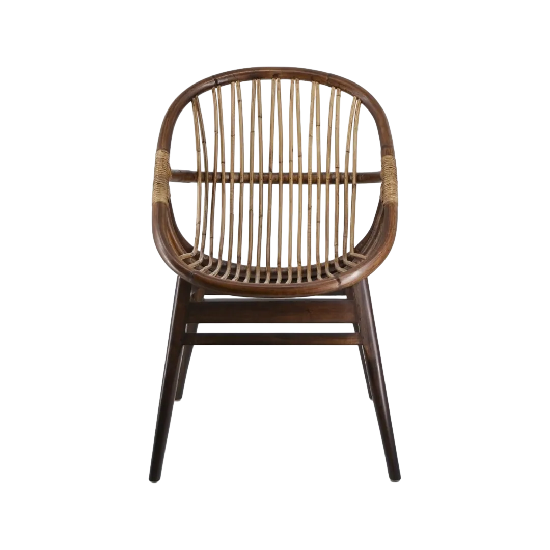 Sillón artesanal de ratán y madera de mindi 60x56x95cm - Moycor - 24460MYC - foto-transparente