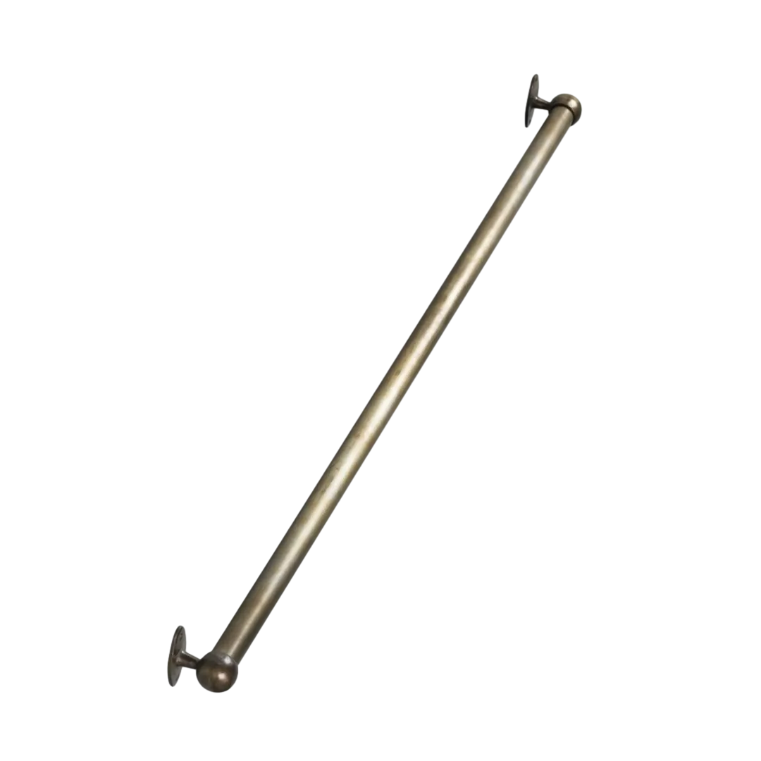 Barra de bronce Combi colección Star ambiente biblioteca rústica 90x3x3cm - Moycor - 301908MYC - foto-transparente