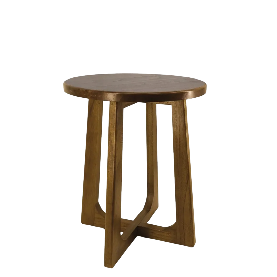 Mesita auxiliar en mindi 45x45x55cm - Moycor - 317017MYC - foto-transparente