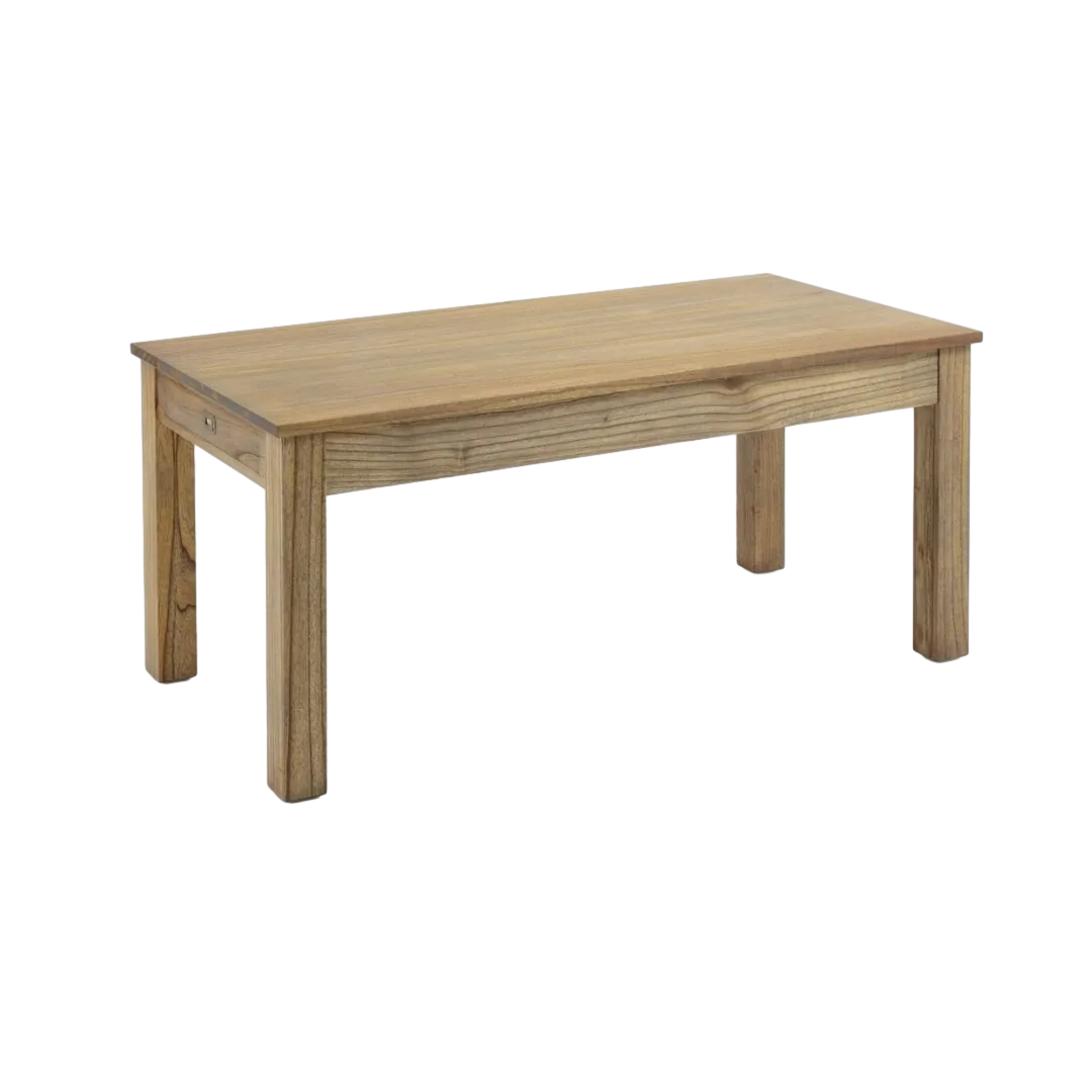 Mesa de comedor en mindi con 2 extensiones y cajón tiradores plata accesorios bronce 280x90x80cm - Moycor - 302007MYC - foto-transparente