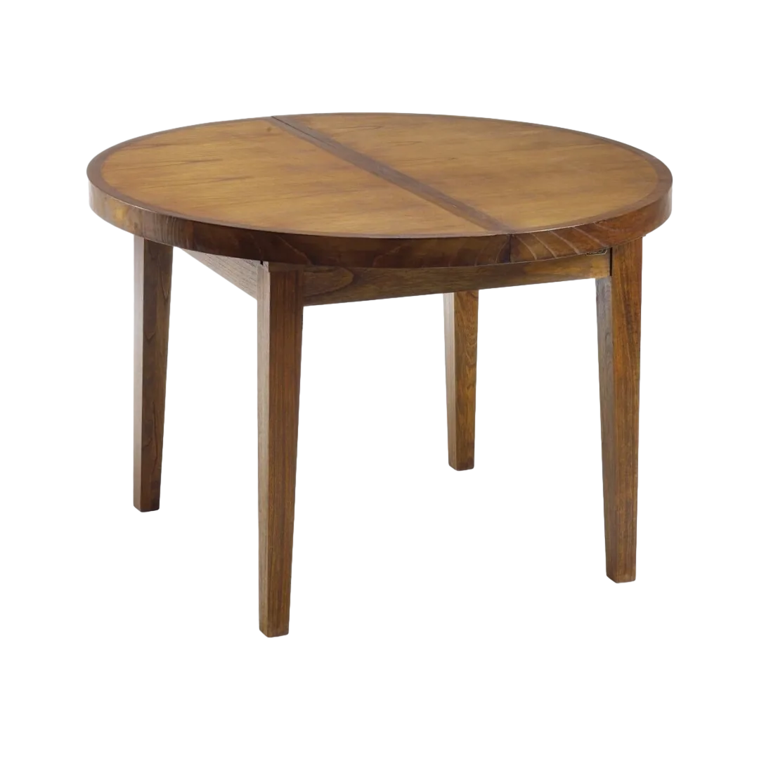 Mesa de comedor extensible en madera de mindi 170x120x78cm - Moycor - 30299MYC - foto-transparente