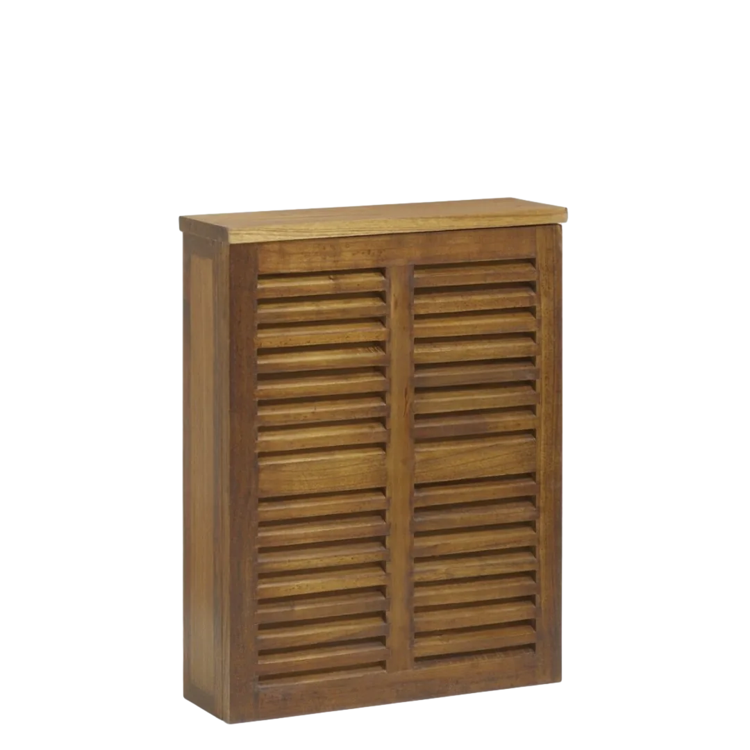 Tapa radiador en madera maciza de mindi 60x17x75cm - Moycor - 30808MYC - foto-transparente