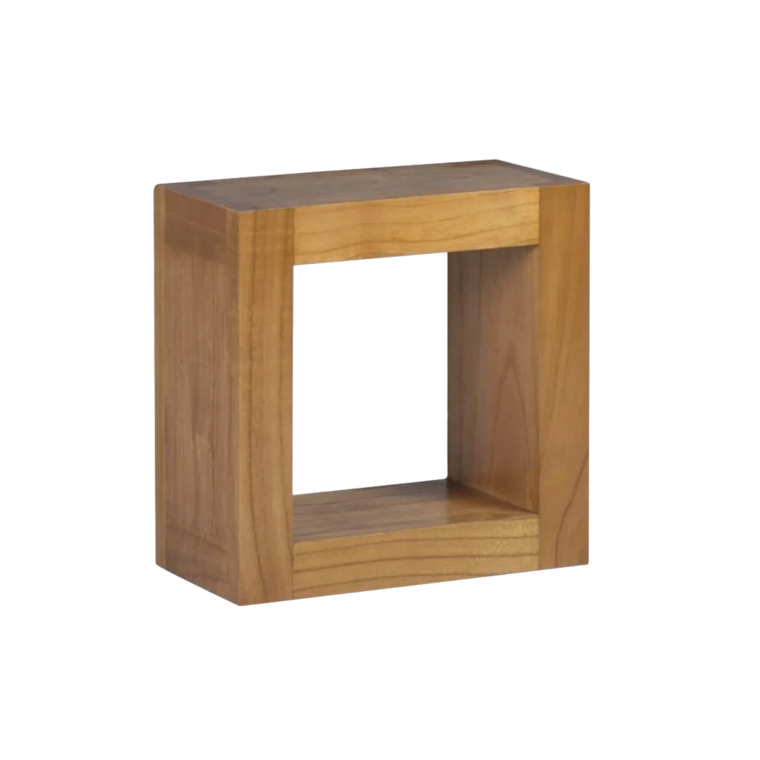 Estante cuadrado de mindi 40x20x40cm - Moycor - 315015MYC - foto-transparente