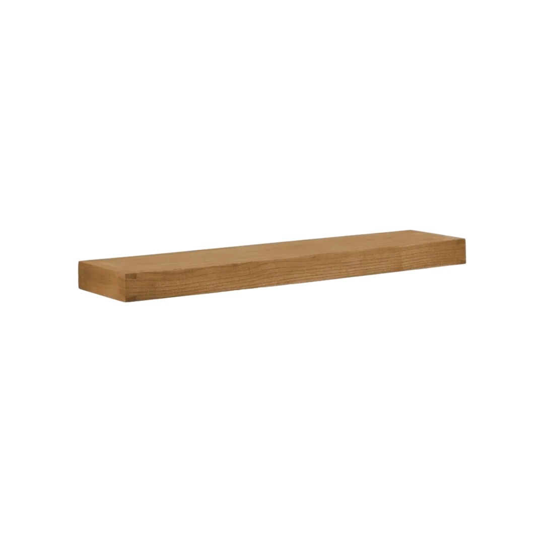Estante de pared de madera de mindi 90x20x6cm - Moycor - 315016MYC - foto-transparente
