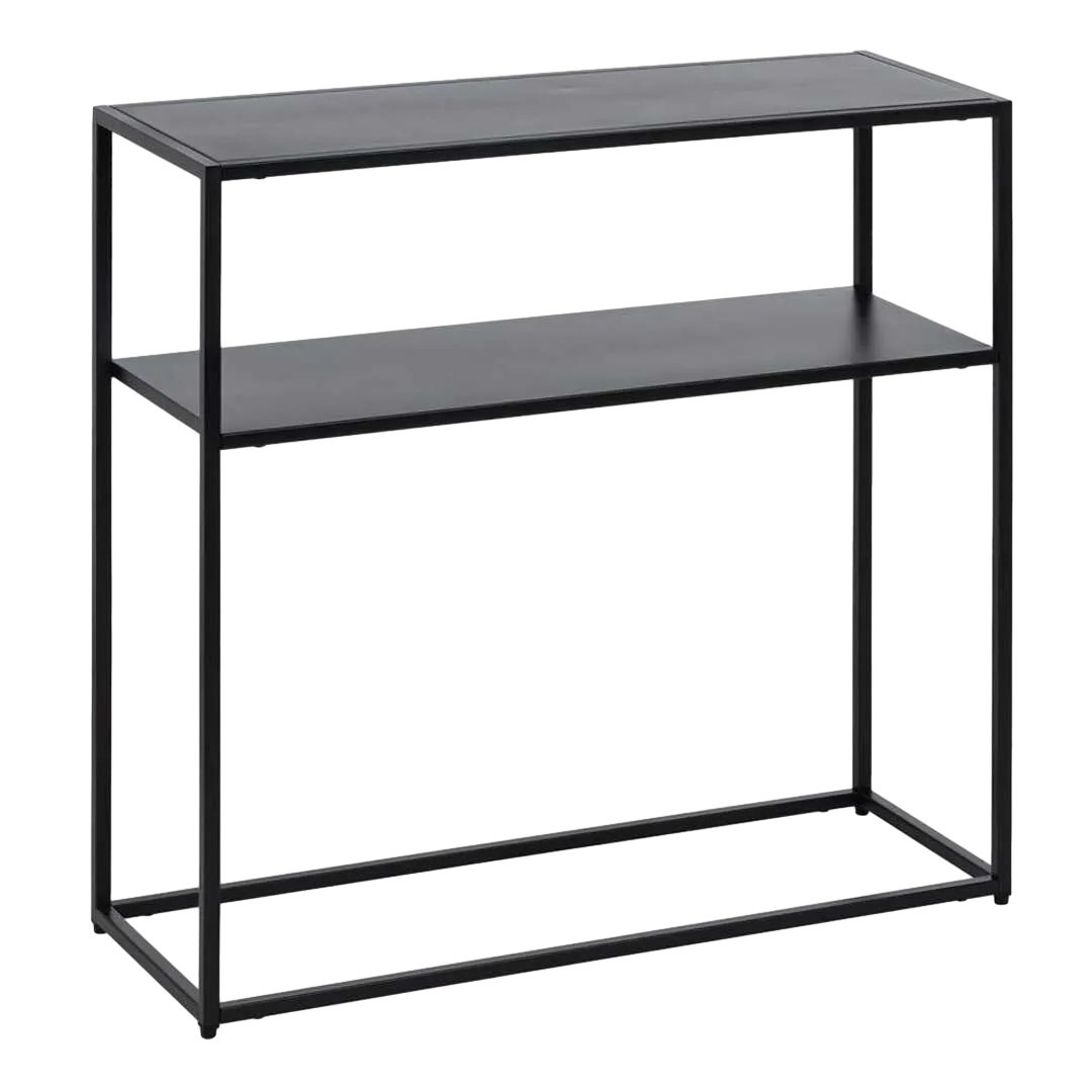 Estantería negra de acero colección Square 80x30x81cm - Ixia - 608268IX - foto-transparente