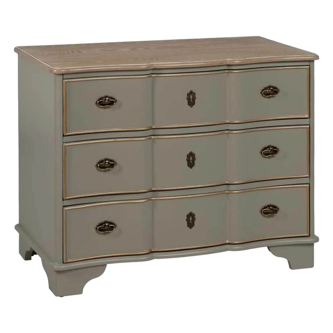 Cómoda taupe en madera de abeto y DM con cajones amplios 100x50x80cm - Ixia - 611394IX - foto-transparente