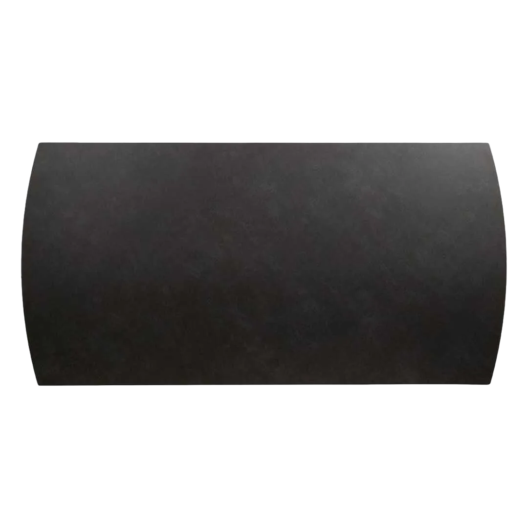 Mesa extensible gris oscuro con sobre de cerámica y cristal y estructura de hierro de 180 a 260cm 180x90x76cm - Ixia - 612539IX - foto-transparente