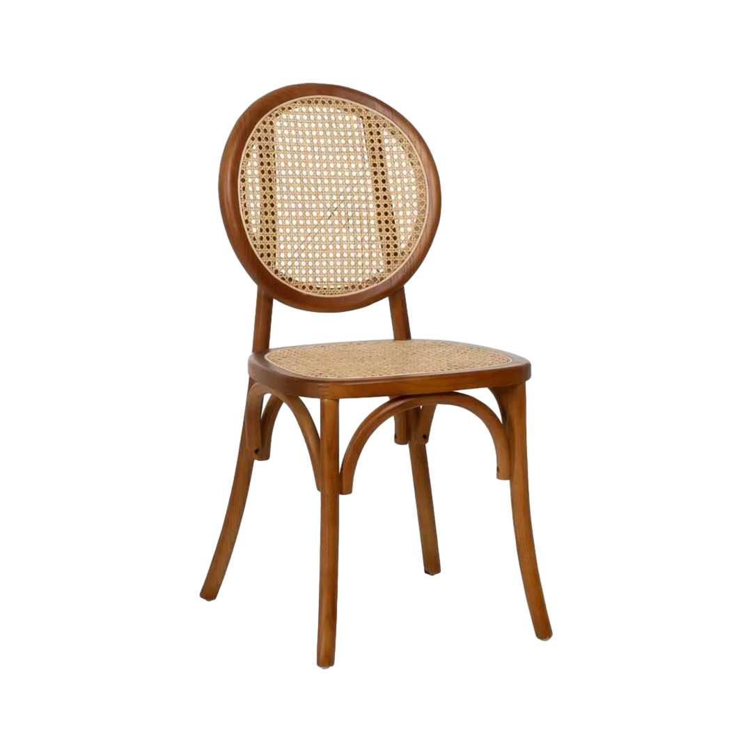 Silla miel en madera de olmo estilo contract 44.50x41.50x89cm - Ixia - 612650IX - foto-transparente