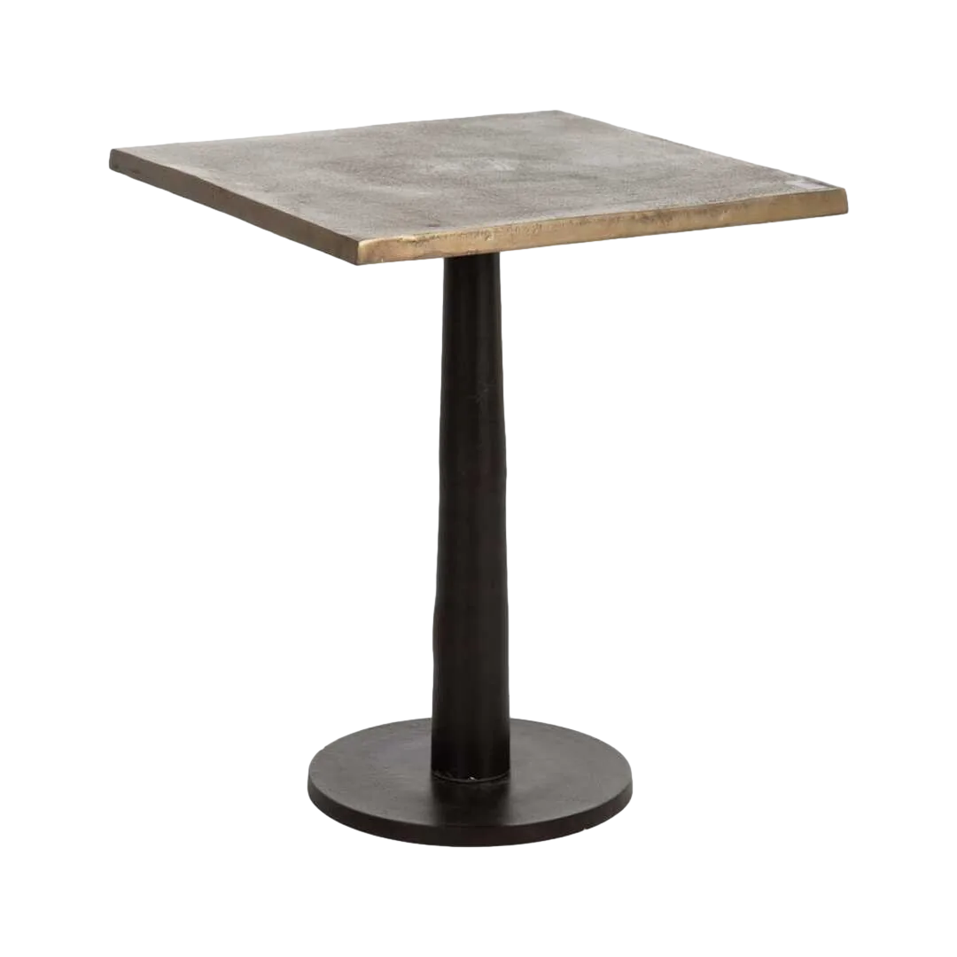 Mesa auxiliar de aluminio para salón 60x60x73cm - Ixia - 612820IX - foto-transparente