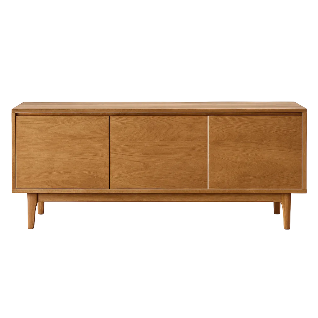Mueble TV en madera de mango acabado natural 180x45x55cm - Ixia - 615570IX - foto-transparente