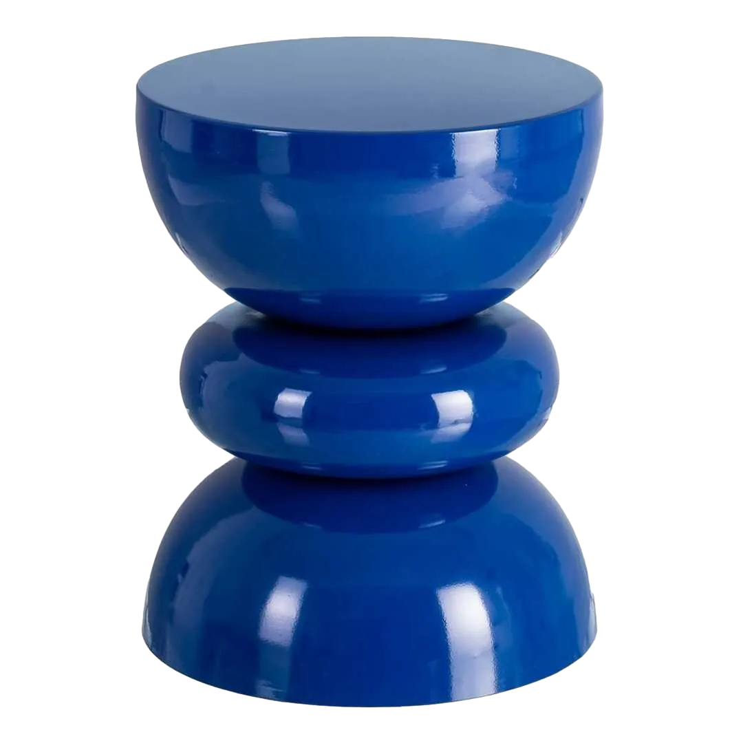 Mesa auxiliar metálica azul 38x38x47cm - Ixia - 615669IX - foto-transparente