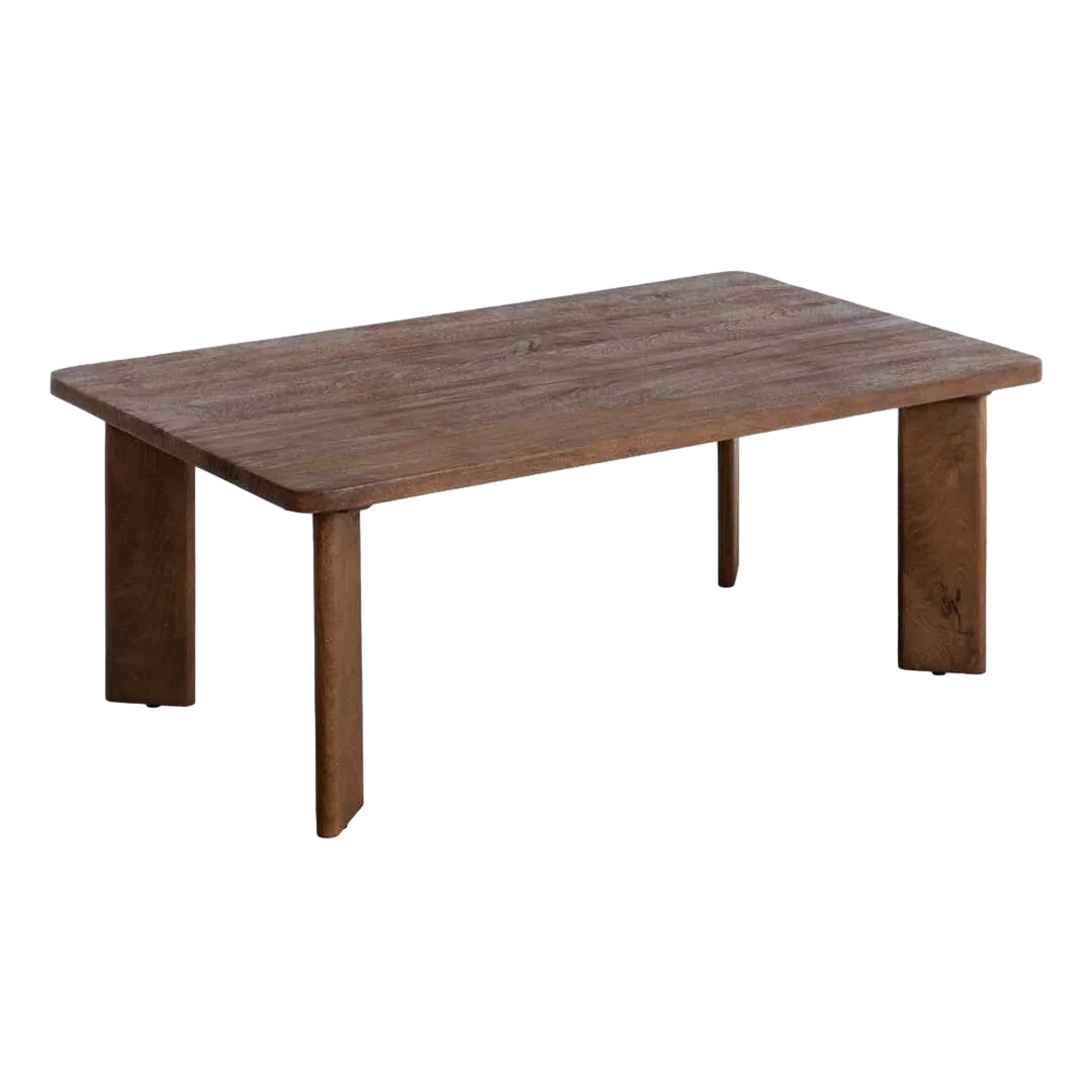 Mesita baja marrón en madera de mango 115x70x43cm - Ixia - 615806IX - foto-transparente