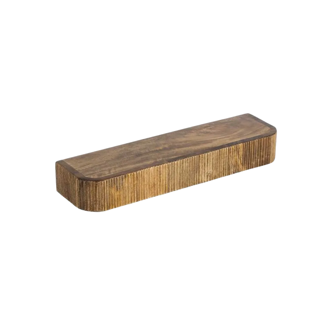 Mesita en madera de mango color miel 55x15x7.50cm - Ixia - 615946IX - foto-transparente