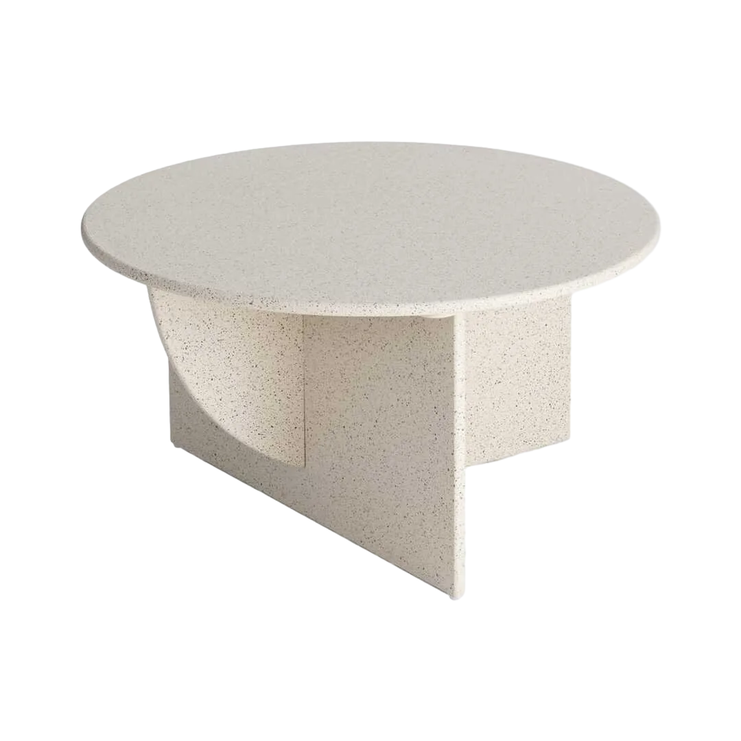 Mesa de centro blanca en DM 80x80x42cm - Ixia - 616759IX - foto-transparente