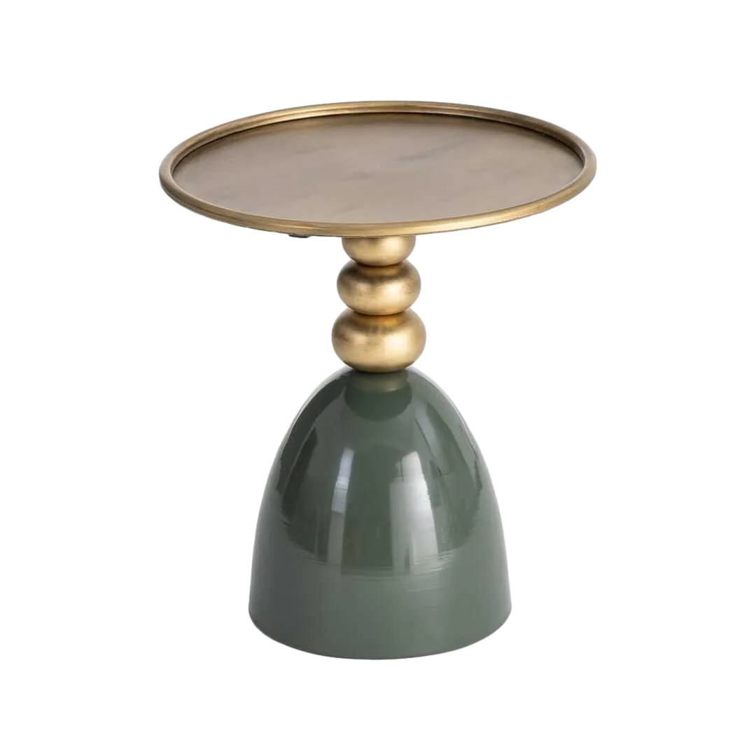 Mesita auxiliar metálica verde 40x40x47cm - Ixia - 616772IX - foto-transparente
