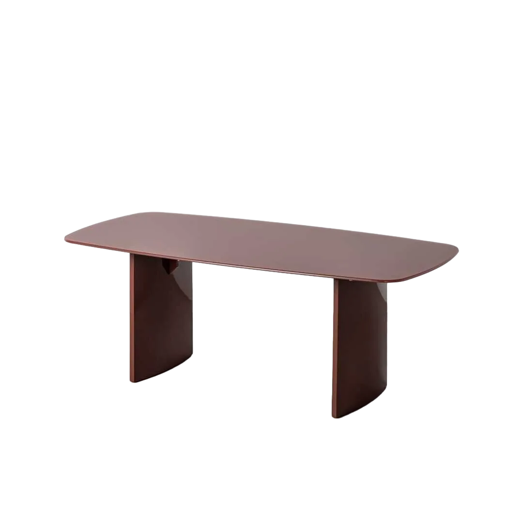 Mesa de centro color caldera con sobre de cristal templado y base en DM 120x60x45cm - Ixia - 617099IX - foto-transparente