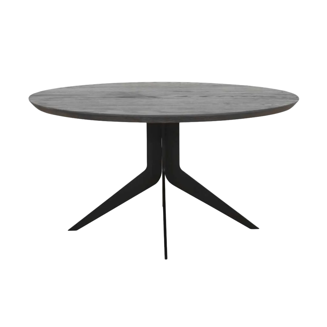 Mesa de centro en madera de roble para salón 80x80x41cm - Ixia - 617211IX - foto-transparente