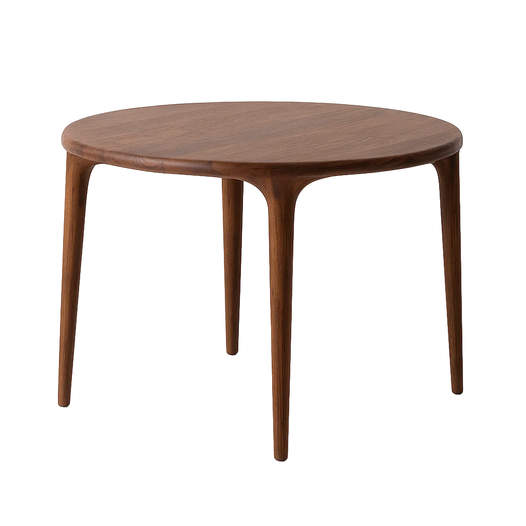Mesa de comedor de madera de mango 130x130x75cm - Ixia - 617263IX - foto-transparente