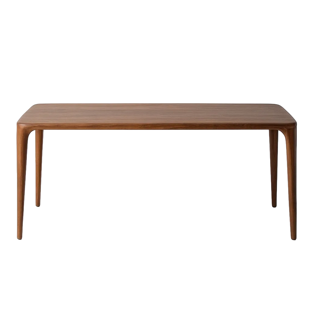 Mesa de comedor de madera de mango para salón 210x105x75cm - Ixia - 617264IX - foto-transparente