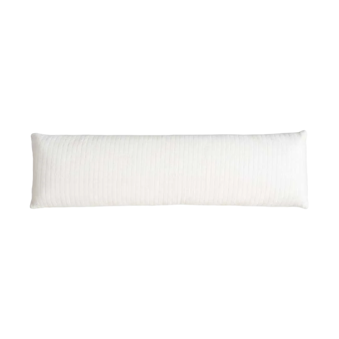 Almohada viscoelástica inyectada con funda stretch blanca 135x38x10cm - Ixia - 618136IX - foto-transparente