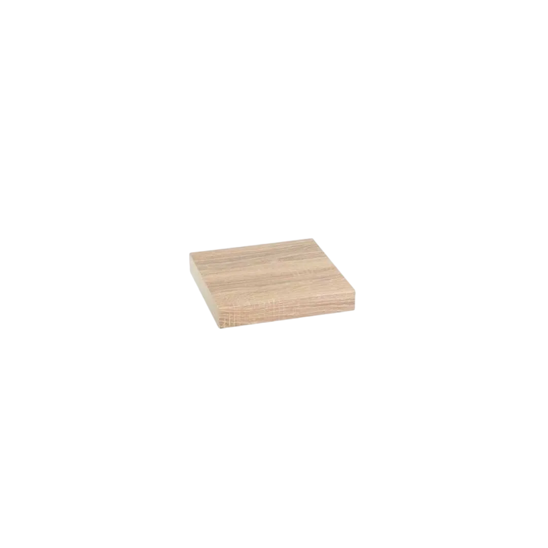 Estante MDF laminado roble claro 24x24x4cm - Ixia - 807602IX - foto-transparente