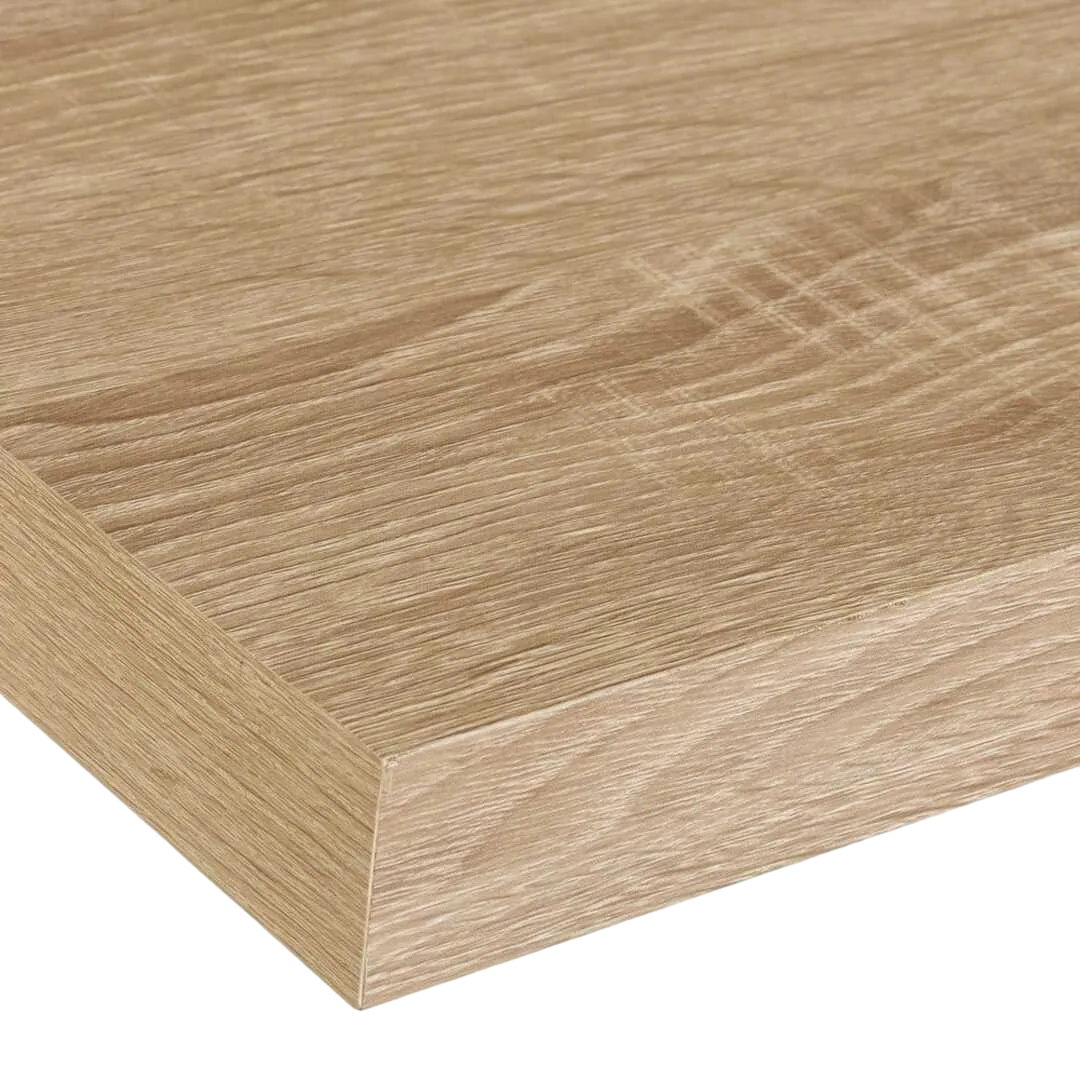 Estante MDF laminado roble claro 60x24x4cm - Ixia - 807603IX - foto-transparente