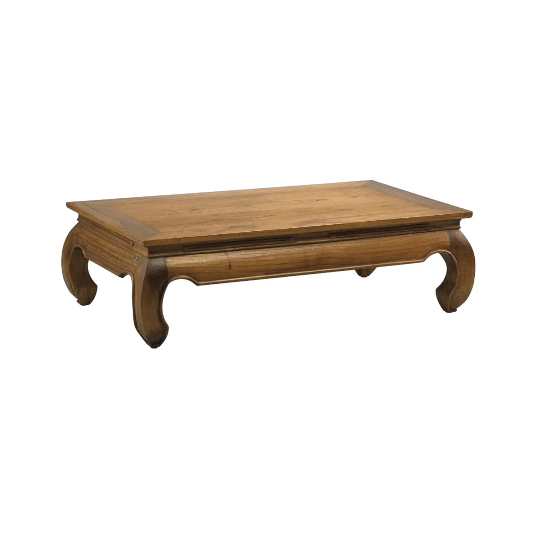 Mesa de centro en madera de mindi patas de diseño 125x70x40cm - Moycor - 8600112MYC - foto-transparente