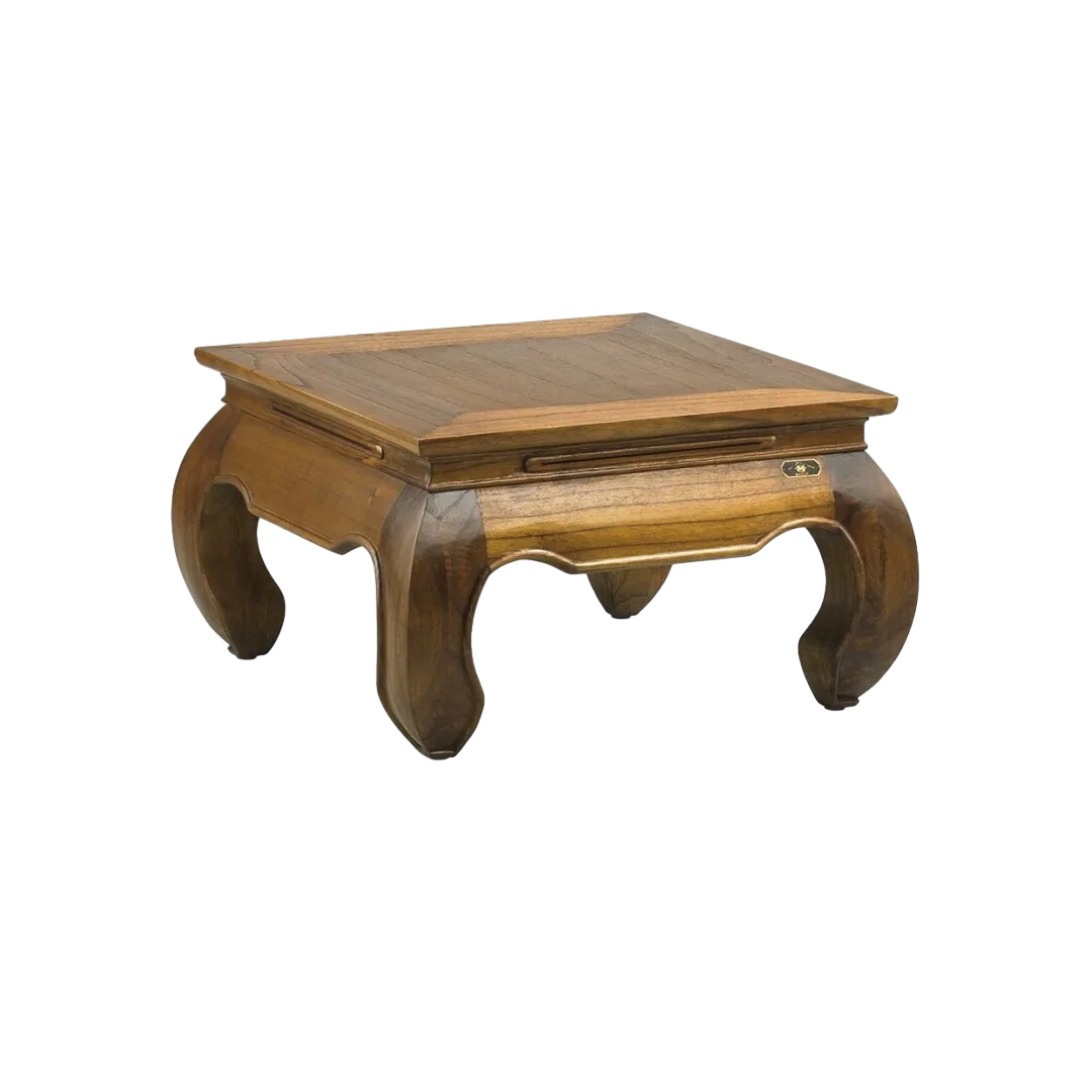Mesa de centro en mindi diseño elegante 60x60x40cm - Moycor - 8600160MYC - foto-transparente