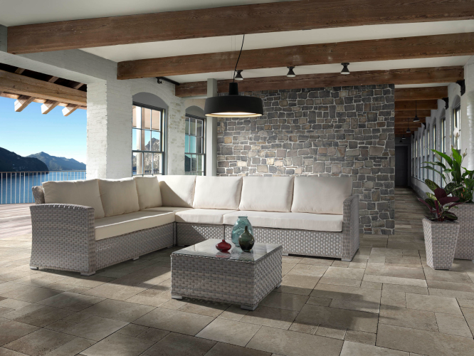 MODULO SOFA BRAZO DCHO. LURA ROCA C/TAP CRUDO VALENCIARATTAN