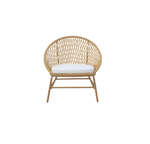 SILLON MIRANDA COLOR NATURAL C/TAP. BLANCO VALENCIARATTAN