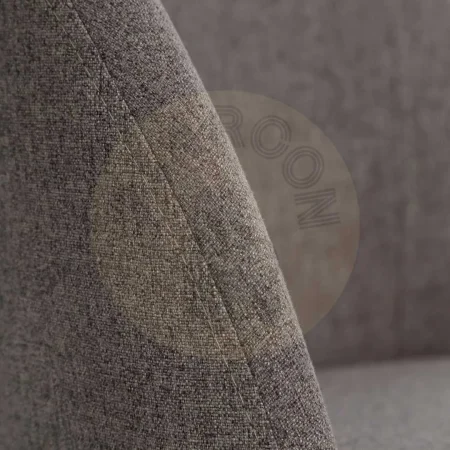 Silla moderna de tejido gris con patas de metal 50x54x78.50cm - Ixia - 105387IX - foto-secundaria-3