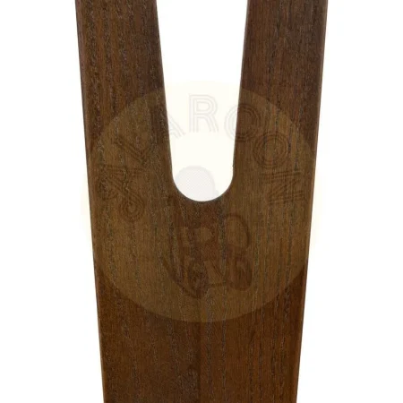 Silla para salón de madera de olmo con asiento de ratán altura 45.5cm marrón 56x48x78cm - Ixia - 105553IX - foto-secundaria-10