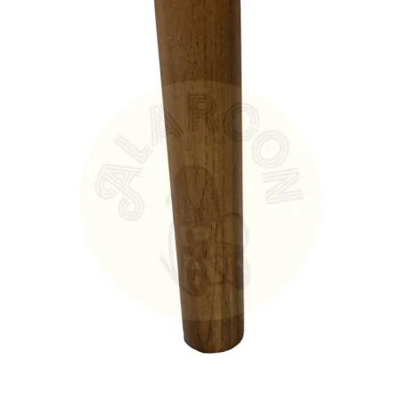 Silla para salón de madera de olmo con asiento de ratán altura 45.5cm marrón 56x48x78cm - Ixia - 105553IX - foto-secundaria-11