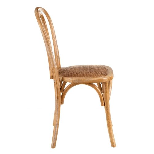 SILLA NATURAL MADERA DE OLMO 42 X 41 X 89 CM IXIA