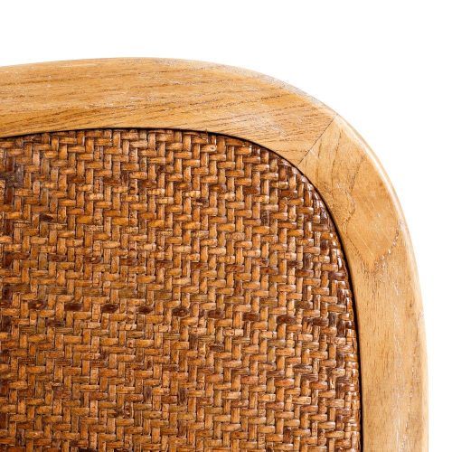 SILLA NATURAL MADERA DE OLMO 42 X 41 X 89 CM IXIA