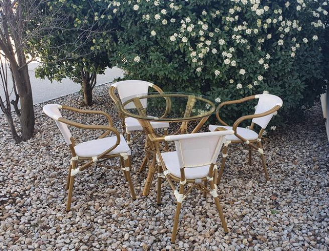 SILLON NEW GUARINA ALU/BAMBU VALENCIARATTAN