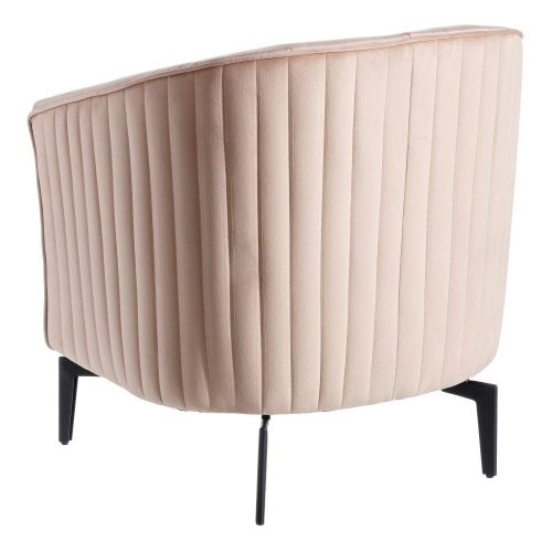 SILLÓN TERCIOPELO TEJIDO-METAL 72 X 62 X 77 CM IXIA