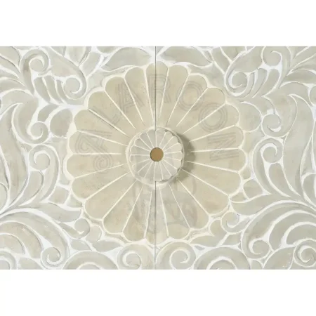 Aparador Bali 4 puertas en madera de mango maciza con puertas talladas a mano estilo artesanal 190x40x80cm - Giner y Colomer - 1083GYC - foto-secundaria-1