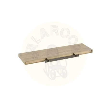 Estante en MDF roble claro laminado con PVC soporta hasta 10 kg 80x24x4cm - Ixia - 135108IX - foto-secundaria-1