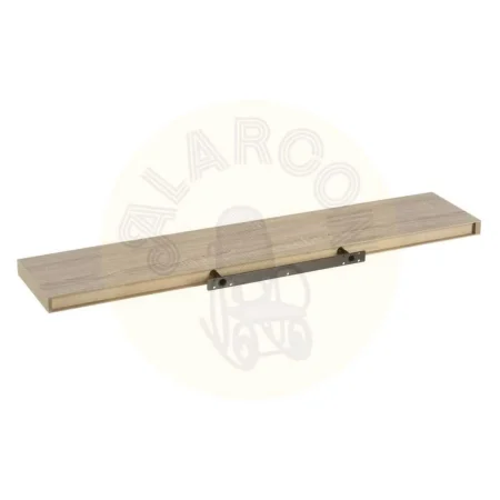 Estante MDF hueco laminado con PVC en roble claro capacidad 10 kg 120x24x4cm - Ixia - 135110IX - foto-secundaria-1