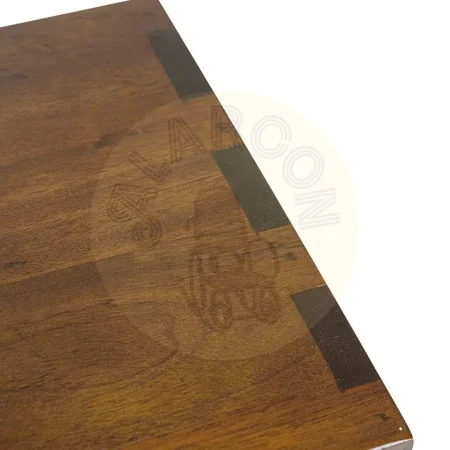 Mueble escalera en caoba maciza 4 cajones 2 puertas de cristal accesorios de bronce 100x32x100cm - Moycor - 143025IMYC - foto-secundaria-2