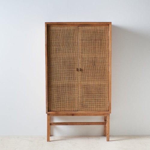 ARMARIO MIEL MADERA MINDI 90 X 165 X 38 CM IXIA